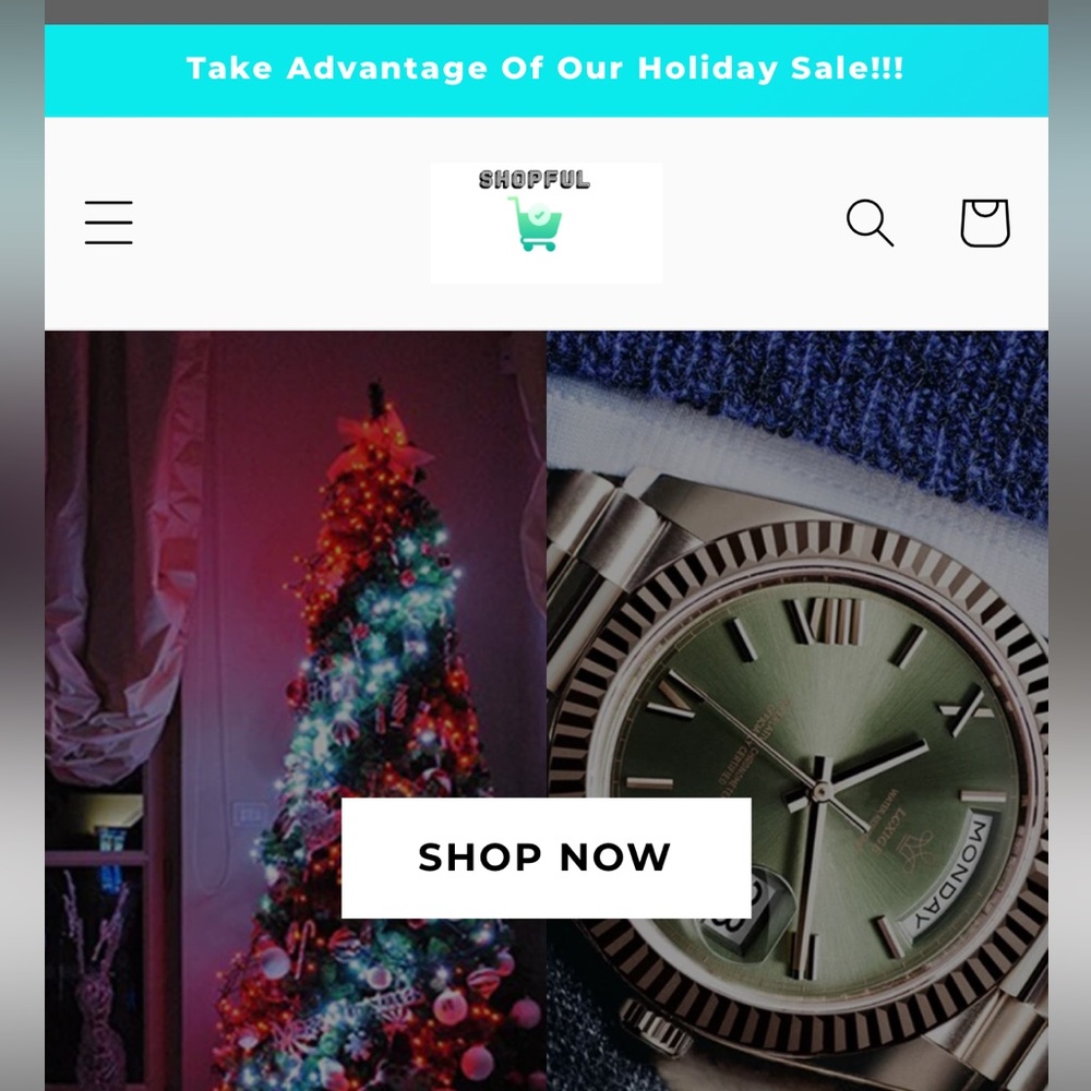 Checkout our holiday sale ! Visit shopful.store